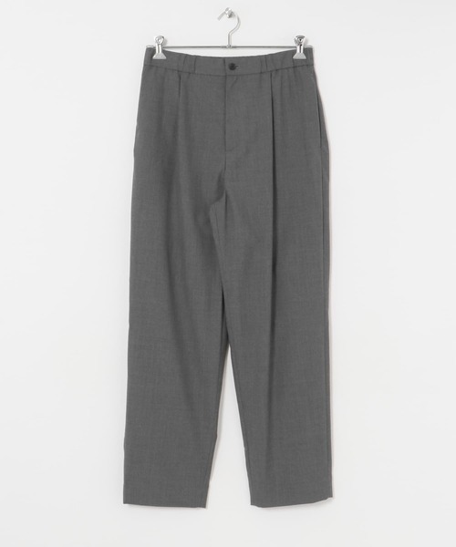 ATON パンツ ATON WOOL TROPICAL TAPERED PANTS メンズ