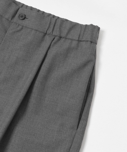 ATON パンツ ATON WOOL TROPICAL TAPERED PANTS メンズ