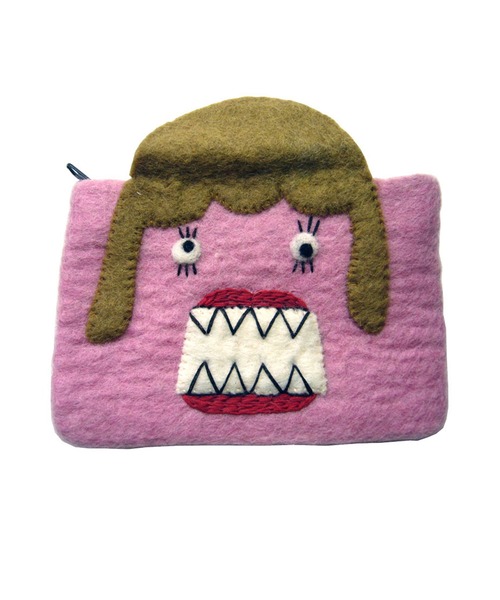 FUNALIVE（ファンアライブ） ポーチ キャラフェルトポーチ ネパール製