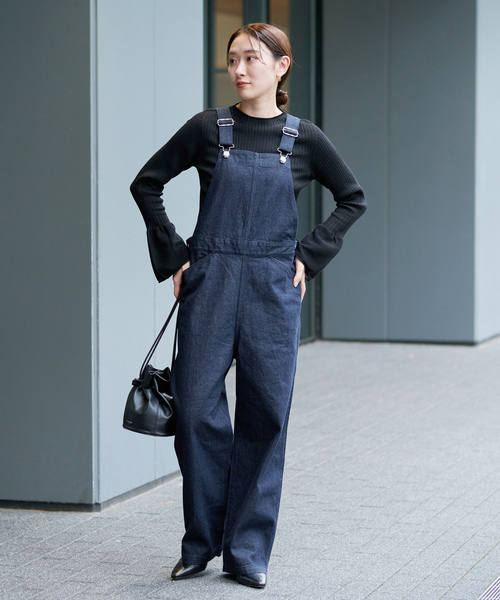 IENA」 オーバーオール 36 ネイビー レディース : 85775829 : ZOZOTOWN 