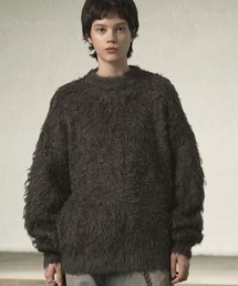 EMMA CLOTHES セーター ニット ウールMIXボリュームシャギー 
