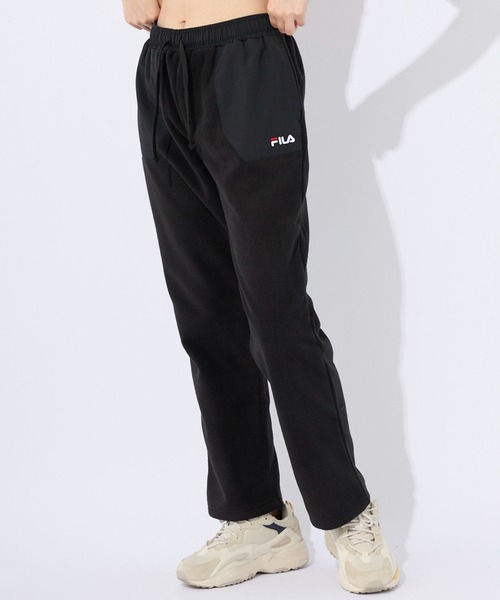 FILA パンツ 「FILA」ニットフリースベーカリーパンツ