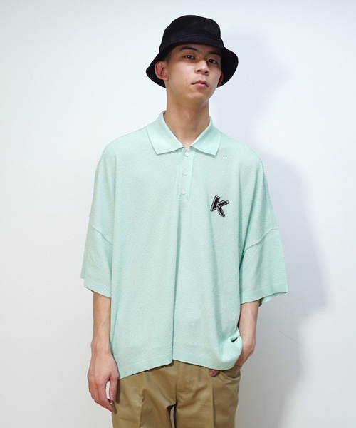 KAIKO 「KAIKO」 半袖ニット 1 グリーン メンズ : ZOZOTOWN Yahoo!店 