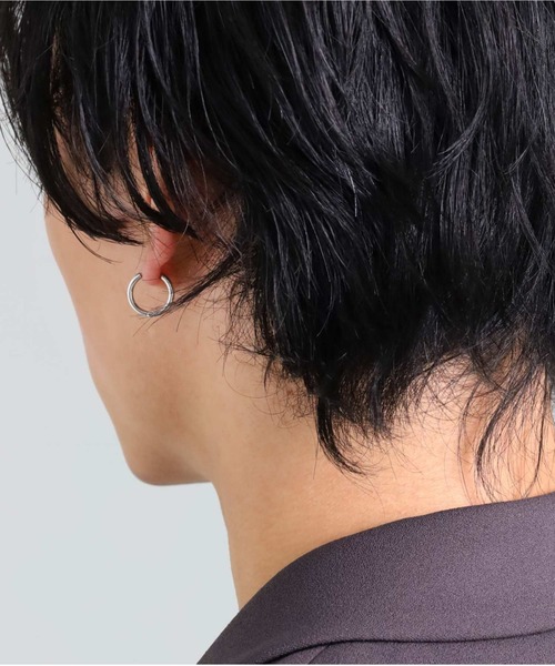 LION HEART（ライオンハート） ピアス “BASIC”プラチナフープピアス
