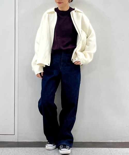 human woman(ヒューマンウーマン) ブルゾン アウター リバーショート human woman(ヒューマンウーマン) ブルゾン アウター リバーショート