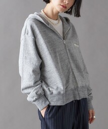 SHIPS パーカー NINE CASE:ロゴ フーディー レディース