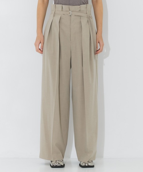 【新品・未使用】STUDIOUS タックワイドパンツ セール】【STUDIOUS/ステュディオス】Tucked Wide Leg Jeans