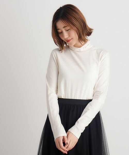 grove（グローブ） tシャツ 「吸湿発熱MW」メロータートルネックプル