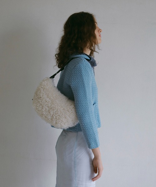 ショルダーバッグ バッグ Fakefur halfmoon shoulder bag/フェイクファー ハーフムーン ショルダー バッグ レディース | EFOLE | 03