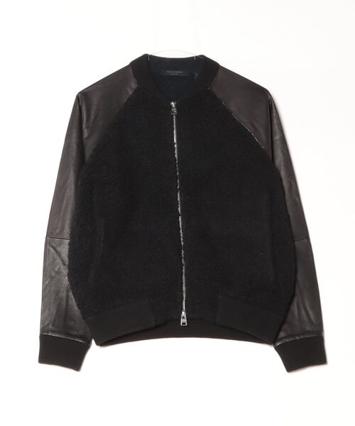 ALLSAINTS（オールセインツ） カーディガン RENATA LEATHER SLEEVE