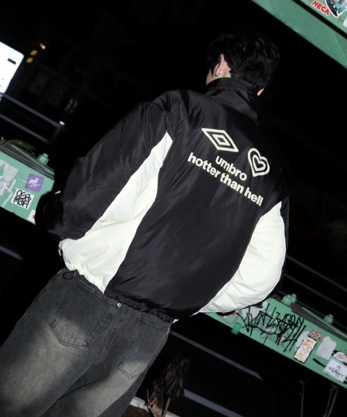 HTH ブルゾン アウター × UMBRO puffer jacket レディース : ZOZOTOWN