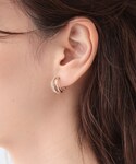 ピアス 「セレモニー」ビジューレーンハーフルー...の詳細画像1