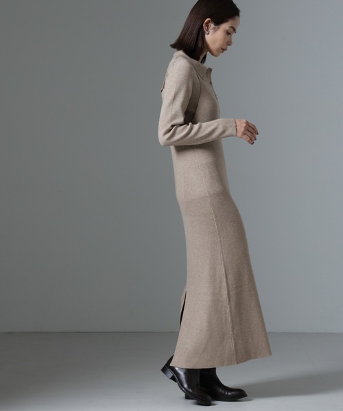 NANO universe（ナノ・ユニバース） ワンピース ニットキャミ