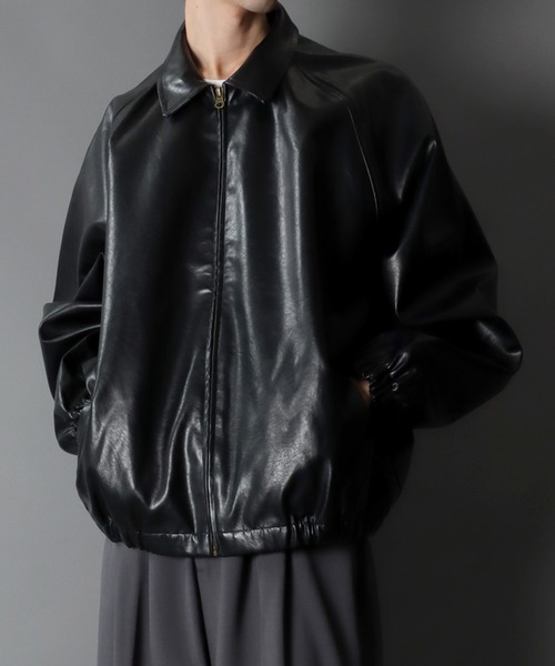 SITRY（シトリー） ブルゾン アウター Synthetic Leather Blouson