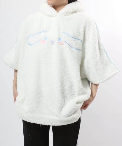 サンリオ パウピポ なりきり ボアパーカー 上下 セットアップ もこもこ M サンリオ パウピポ なりきり ボアパーカー 上下 セットアップ