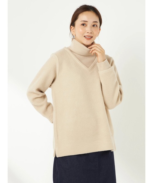 tシャツ ドッキング風プルオーバー レディース