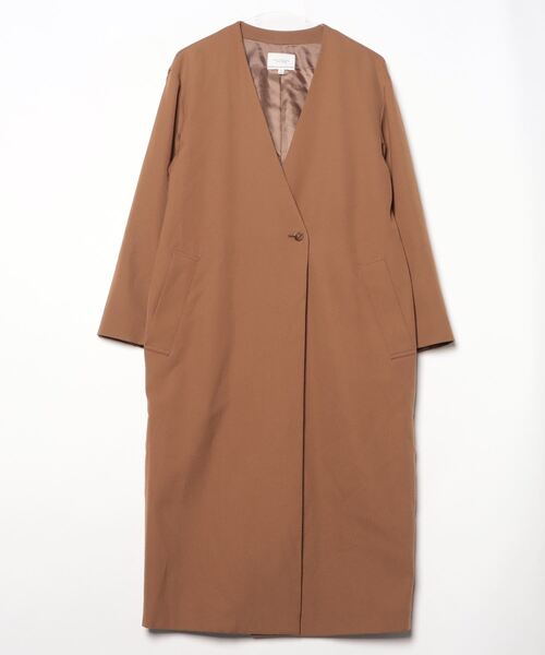 BEAUTY＆YOUTH UNITED ARROWS ノーカラーコート MEDIUM ベージュ