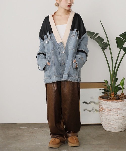 ROOP TOKYO デニムジャケット gジャン リメイク デニムジャケット