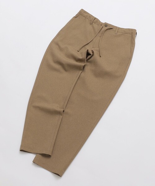 SHIPS（シップス） パンツ SHIPS:「手洗い可能」ウールライク サージ