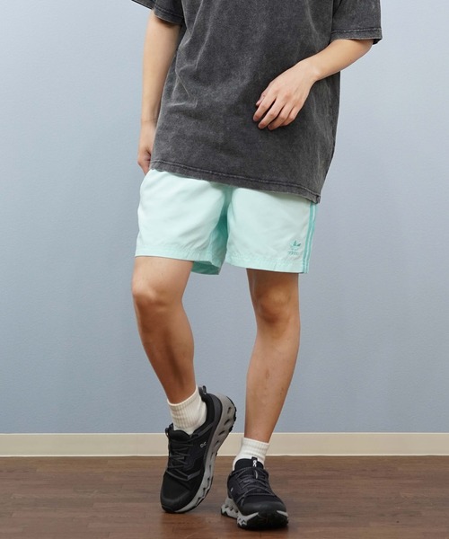 adidas × HUMAN MADE ウィンドショーツ 水色 Lサイズ adidas × HUMAN MADE ウィンドショーツ 水色 Lサイズ