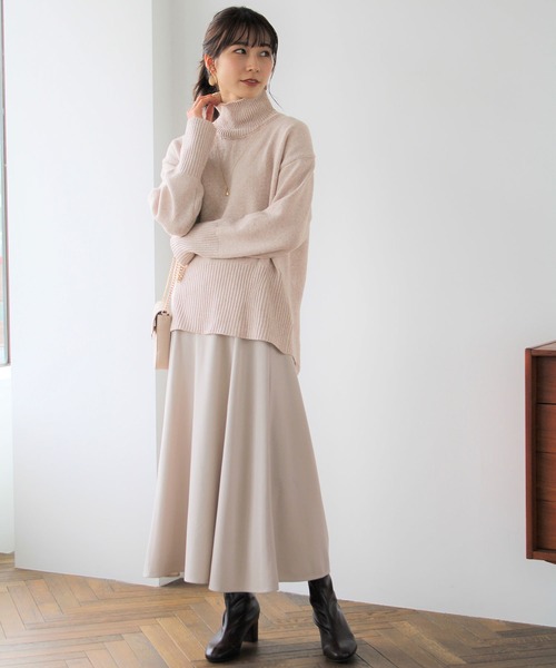 「GeeRA」 タートルネックニット MEDIUM ブラック レディース_画像2