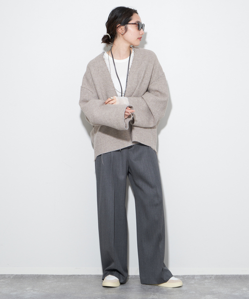 Plage Low V Neck ニット plage（プラージュ）の「Low V Neck ニット（ニット/セーター）」 - WEAR