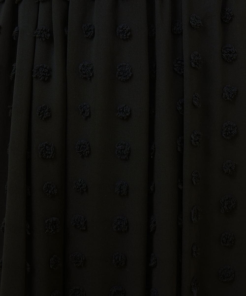 Jocomomola（ホコモモラ） スカート ビックドットドビーギャザー