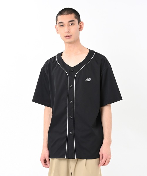 【ニューバランス】ベースボールシャツLサイズ New Balance（ニューバランス） tシャツ ベースボールシャツ メンズ