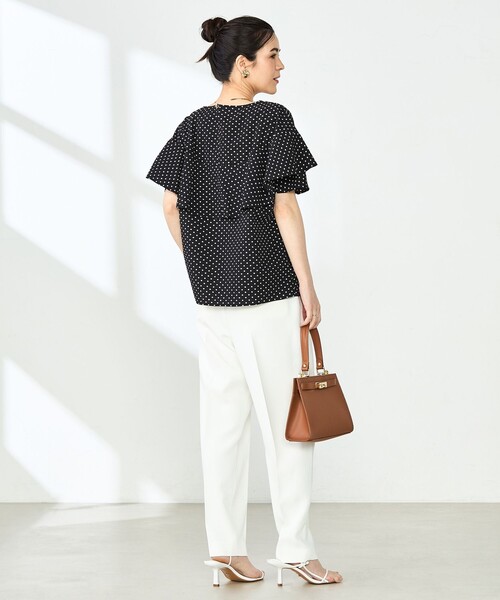 NOLLEY'S（ノーリーズ） ブラウス シャツ 「追加」サッカードット