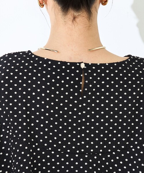 NOLLEY'S（ノーリーズ） ブラウス シャツ 「追加」サッカードット