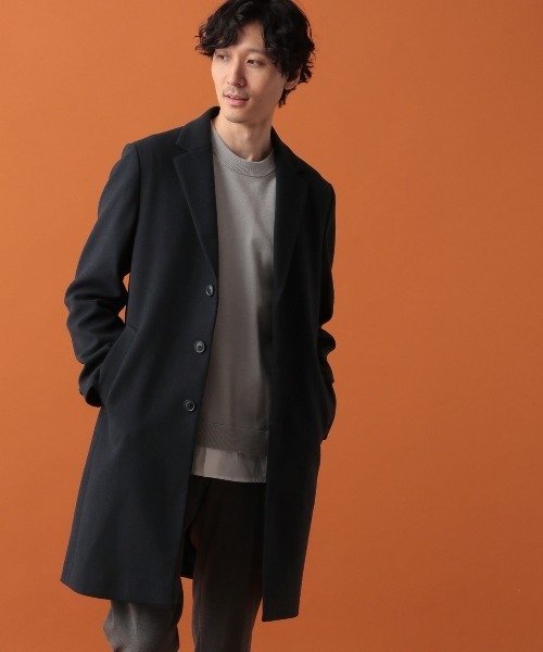 NEIGHBORHOOD 黒 チェスターコート NEIGHBORHOOD ブラック チェスターコート Lサイズ