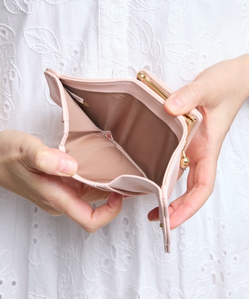 Sunny Side（サニーサイド） 財布 SUNNY SIDE:ガーリーリボン がま口三