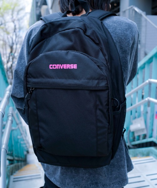 Converse（コンバース）ロゴパッチ付き バックパック／リュック CONVERSE デイバック リュック CONVERSE（コンバース