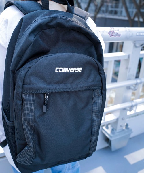 Converse（コンバース）ロゴパッチ付き バックパック／リュック CONVERSE（コンバース）パッチロゴマークアイコン バックパック