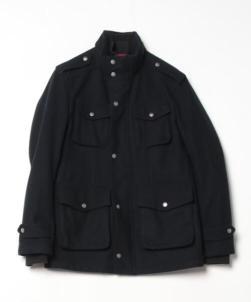 美品✨BURBERRY　ブラックレーベル　メルトンジャケット　濃紺　M BURBERRY BLACK LABEL（バーバリーブラックレーベル） ブルゾン L