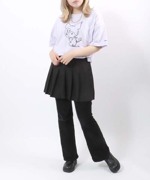 sanrio tシャツ sanrio（サンリオ）キャラクター刺繍ビッグシルエットT