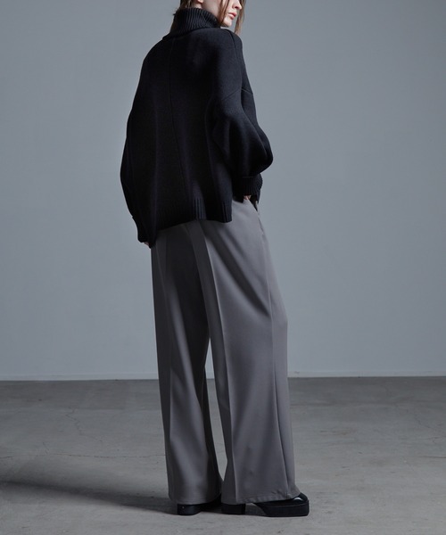 「Loose/ルース」 タートルネックニット S ブラック メンズ_画像5