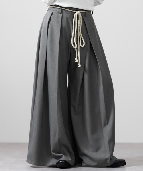 CLEL スラックス 「CLEL」TR Loose HAKAMA Pants ＆ Rope Belt