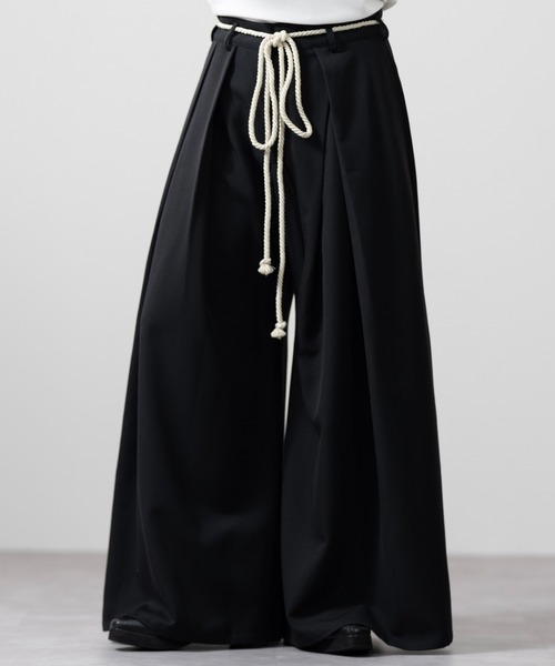 CLEL スラックス 「CLEL」TR Loose HAKAMA Pants ＆ Rope Belt