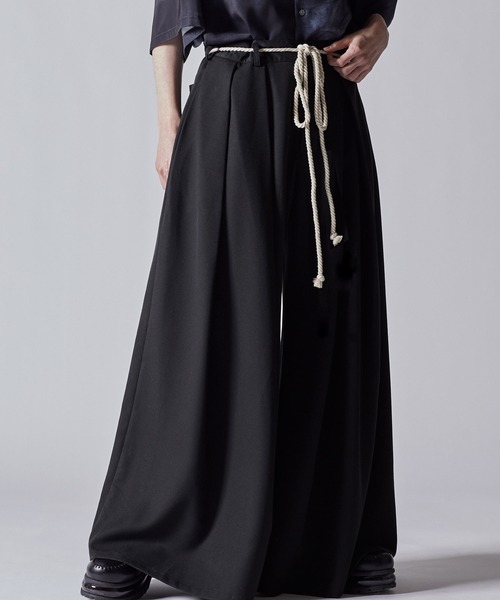 CLEL（クレイル） スラックス 「CLEL」TR Loose HAKAMA Pants ＆ Rope