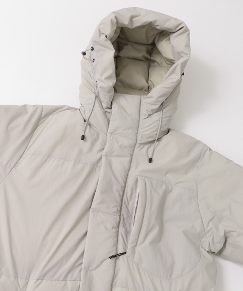 「EKAL」 ダウンジャケット ONE SIZE グレイッシュベージュ レディース_画像2