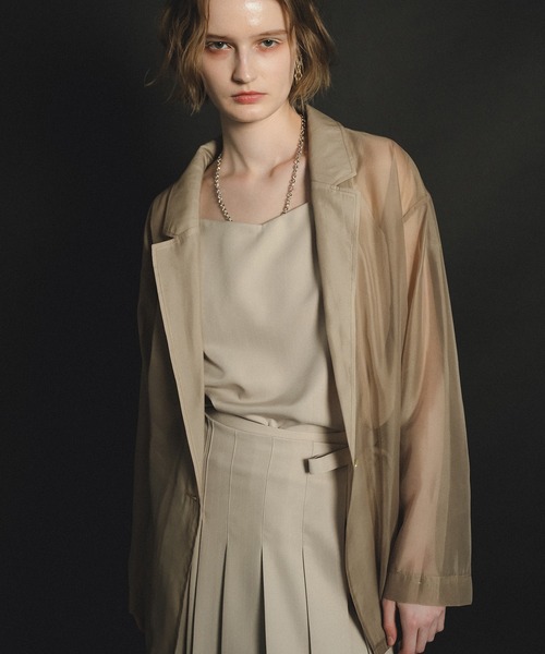 す*い様 Pleats skirt sheer jk セットアップ　et.UNi et.UNiVER ドレス Pleats skirt sheer jk set up : ZOZOTOWN Yahoo!店