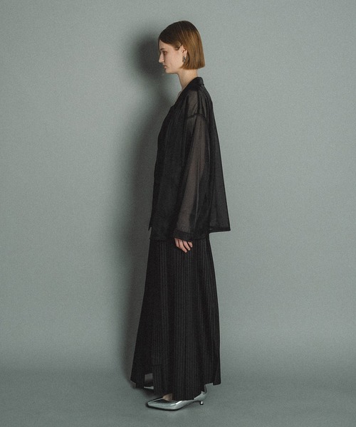 す*い様 Pleats skirt sheer jk セットアップ　et.UNi et.UNiVER ドレス Pleats skirt sheer jk set up : ZOZOTOWN Yahoo!店