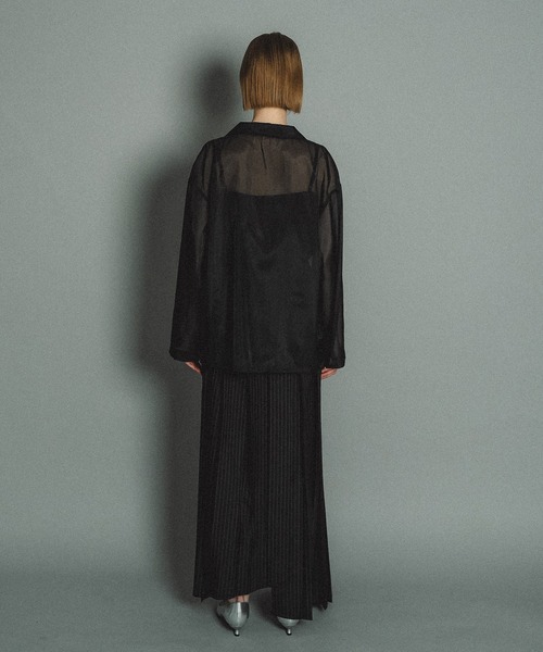 et.UNiVER ドレス Pleats skirt sheer jk set up : ZOZOTOWN Yahoo!店