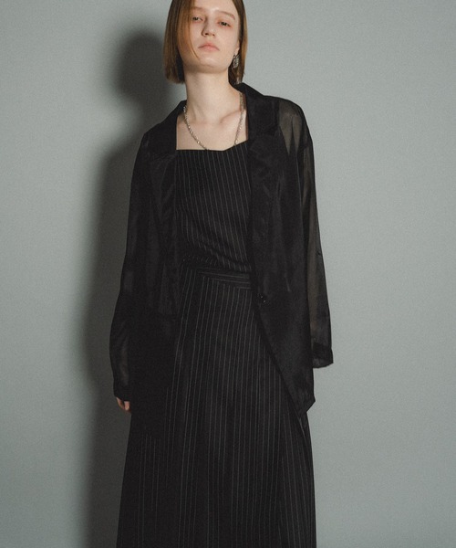 et.UNiVER ドレス Pleats skirt sheer jk set up : ZOZOTOWN Yahoo!店