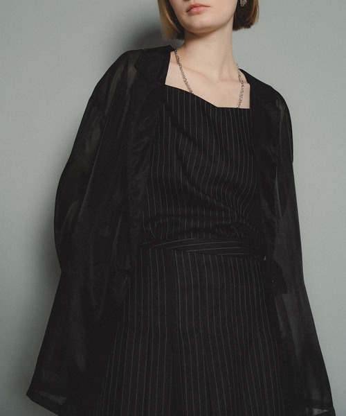 et.UNiVER ドレス Pleats skirt sheer jk set up : ZOZOTOWN Yahoo!店