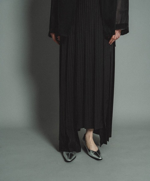 et.UNiVER ドレス Pleats skirt sheer jk set up : ZOZOTOWN Yahoo!店