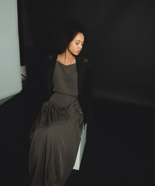 et.UNiVER ドレス Pleats skirt sheer jk set up : ZOZOTOWN Yahoo!店