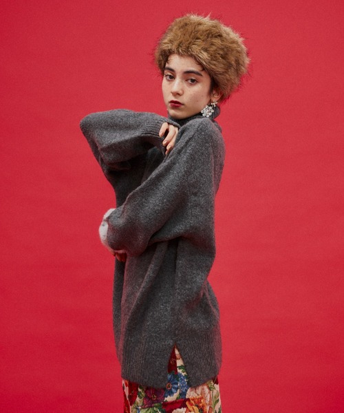 manana suerte（マニャーナスエルテ） タートルネックニット FREE