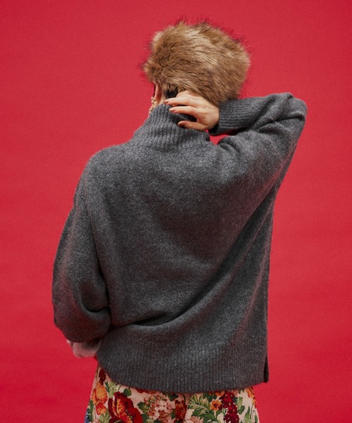 manana suerte（マニャーナスエルテ） タートルネックニット FREE